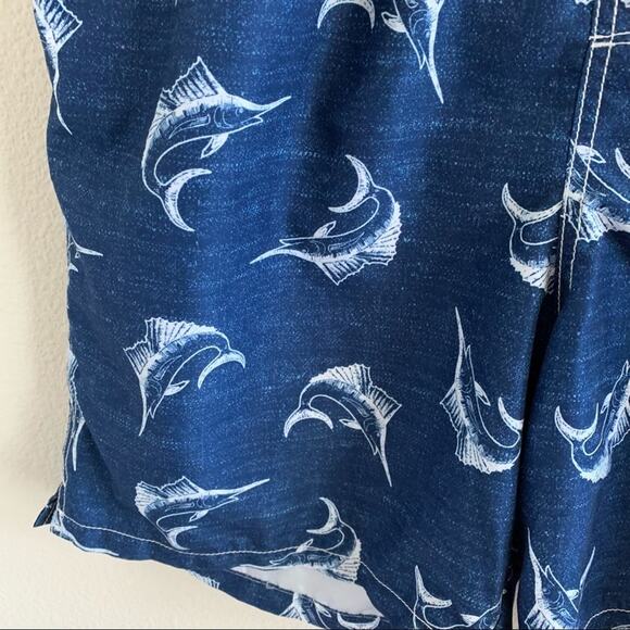 Old Navy Resort Swordfish Swim Trunks Board Shorts - Picture 3 of 10